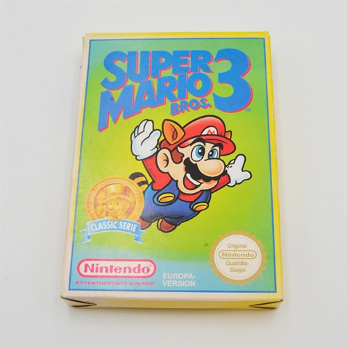 Super Mario Bros 3 NES-NOE - Spil og Boks (A Grade) (Genbrug)